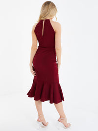 Vestido cuello halter