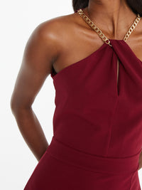 Vestido cuello halter
