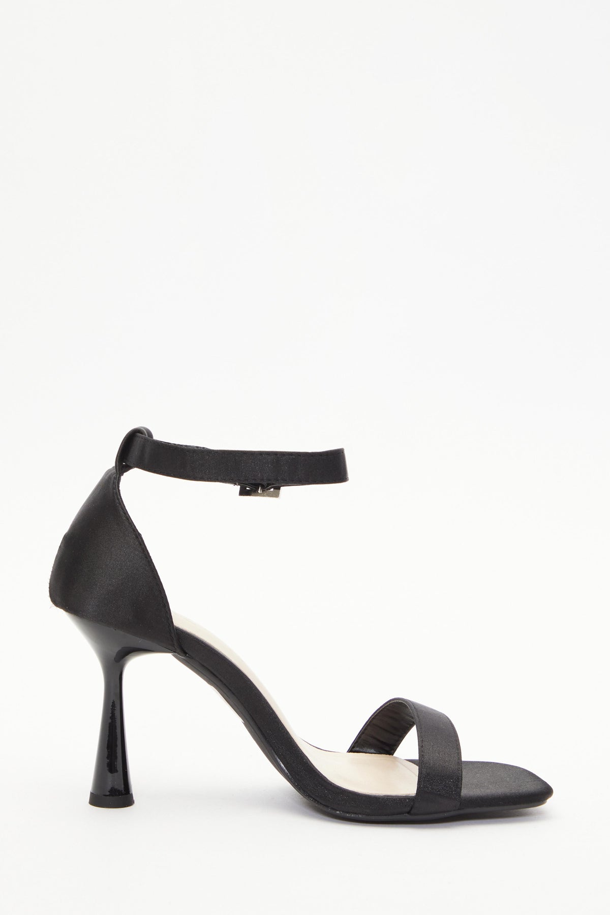 Sandalias Negras Satin