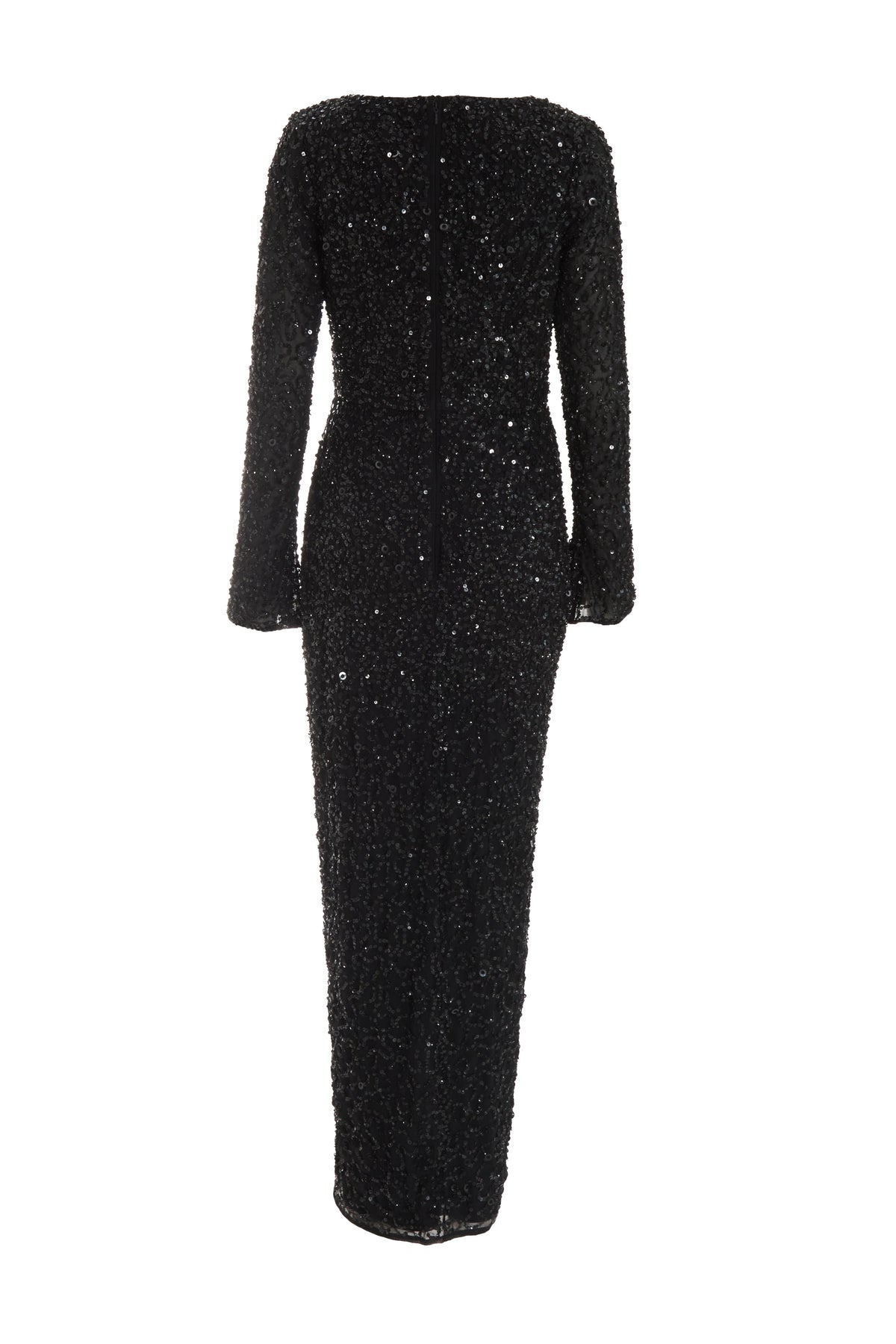 Maxi Vestido Negro de Lentejuelas