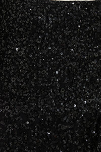 Maxi Vestido Negro de Lentejuelas