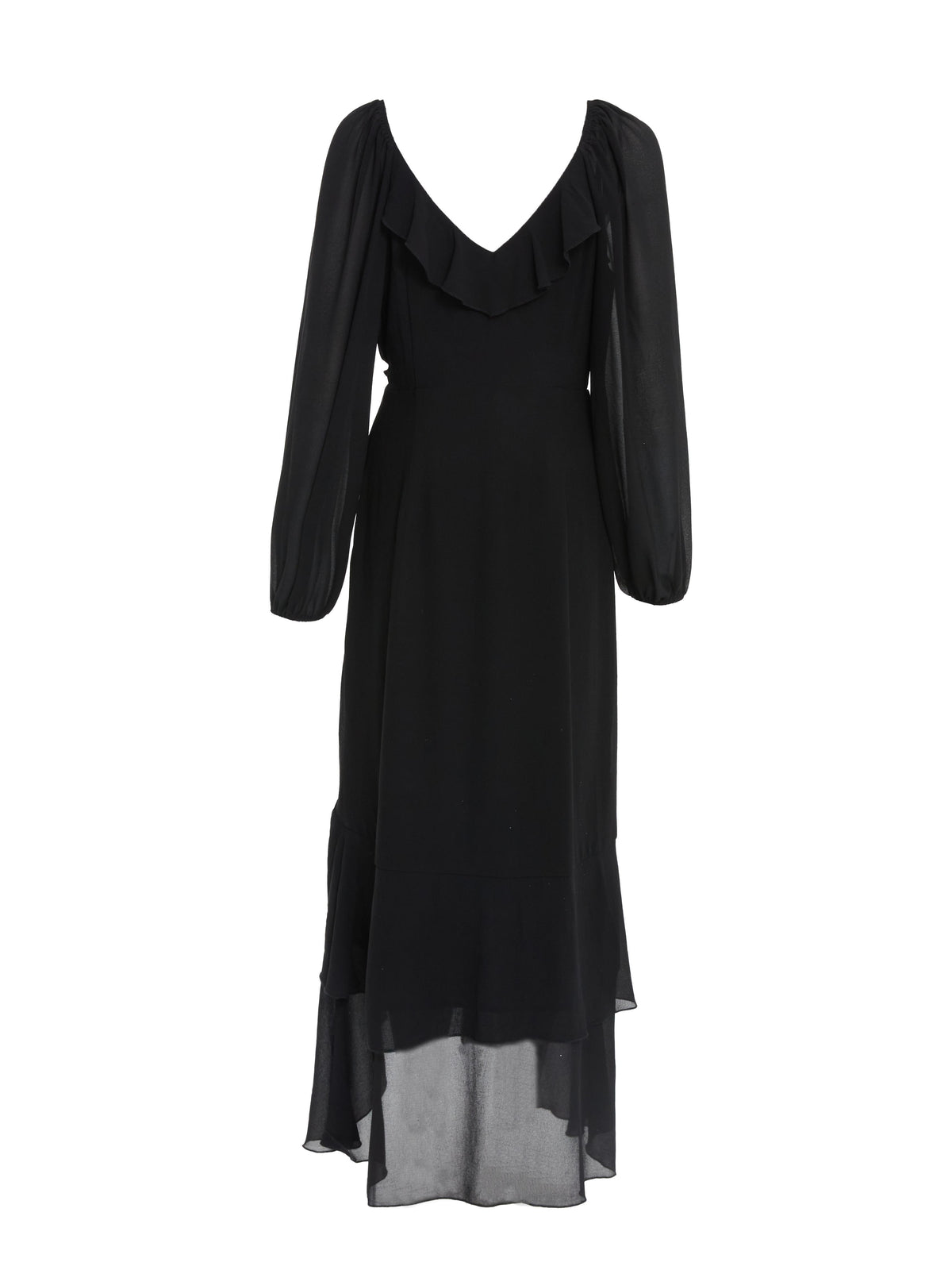 Vestido midi negro