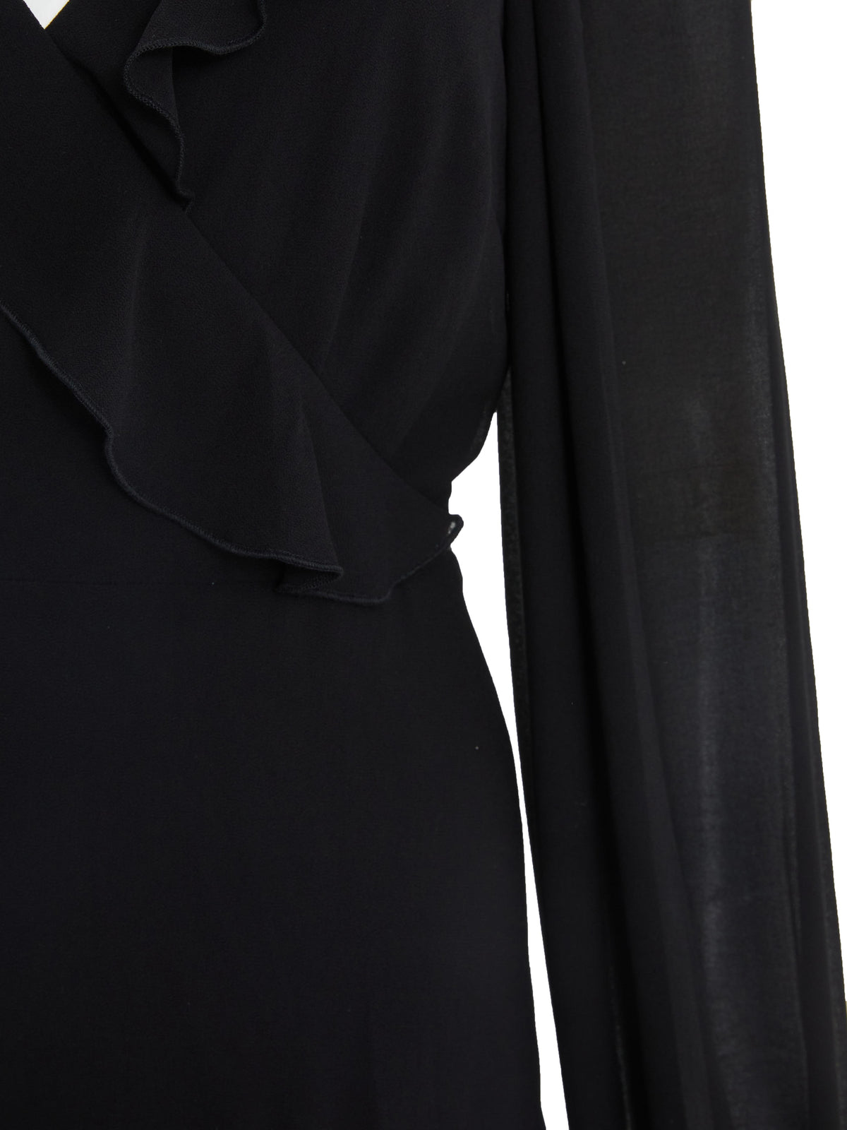 Vestido midi negro