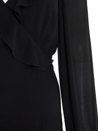 Vestido midi negro