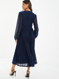 Vestido Midi Azul