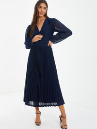 Vestido Midi Azul