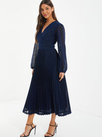 Vestido Midi Azul