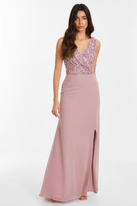 Vestido rosa Malva