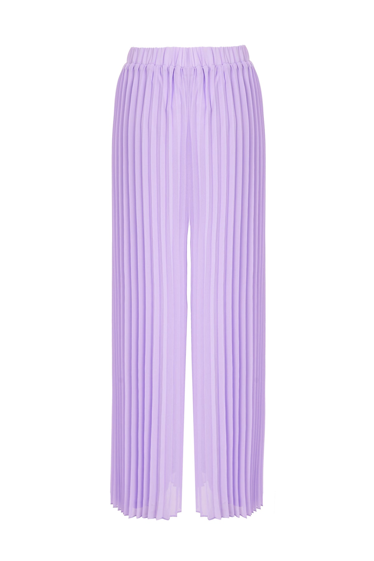 Pantalón lila plizado