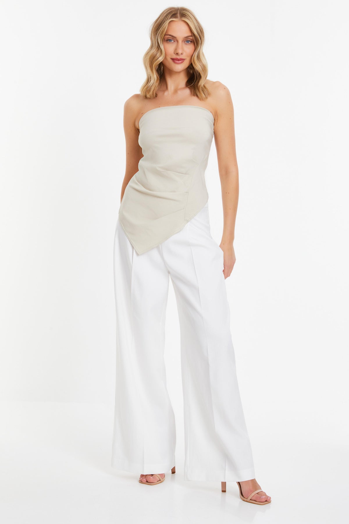 Pantalon palazzo Blanco