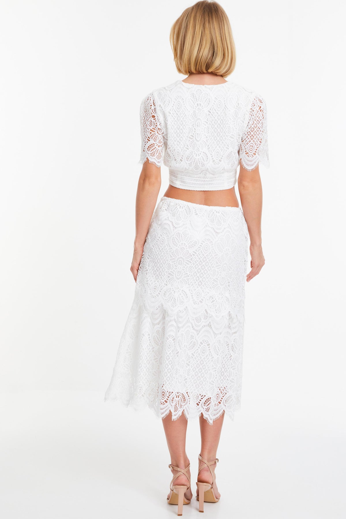 Crop top blanco