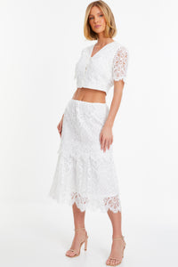 Crop top blanco