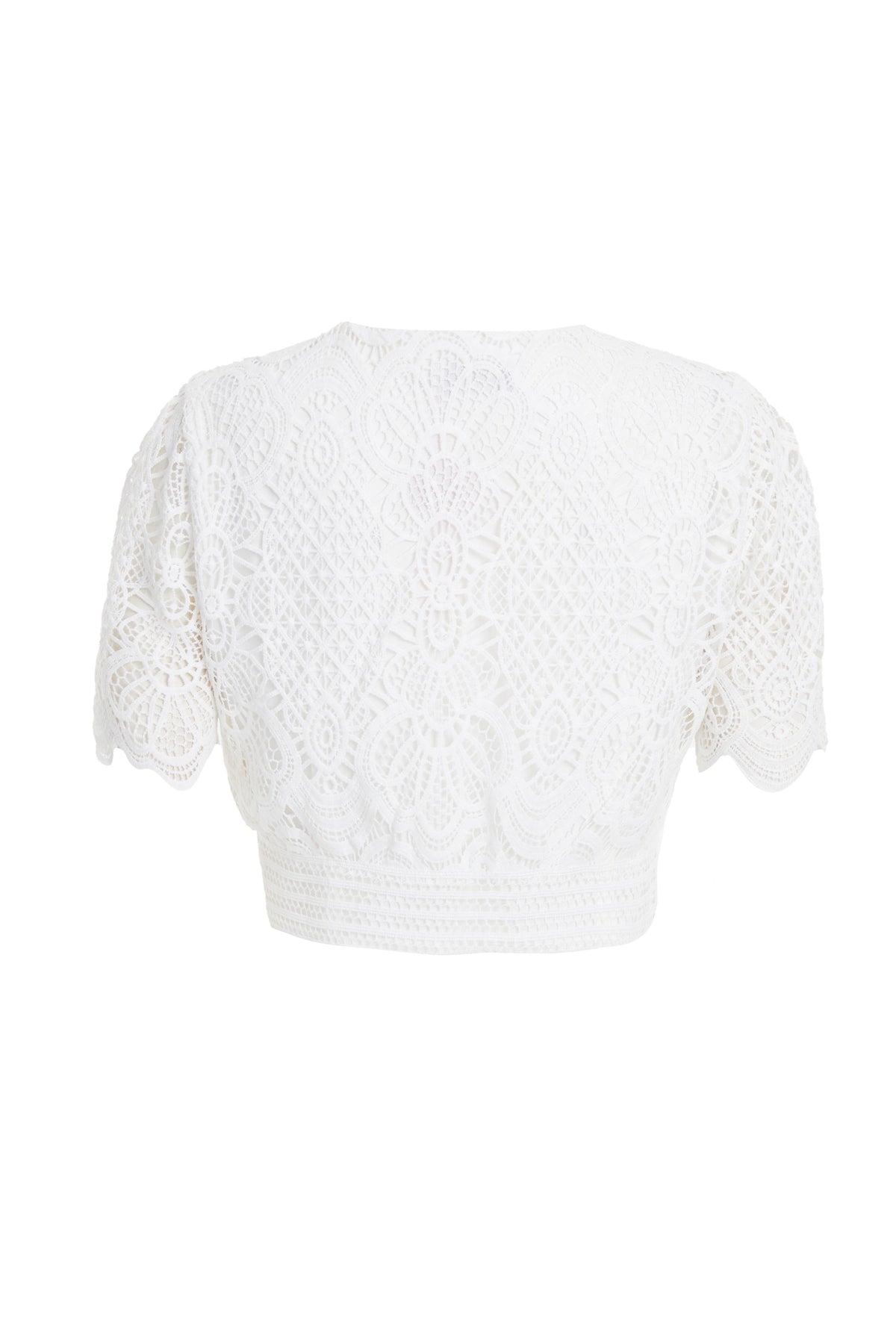 Crop top blanco