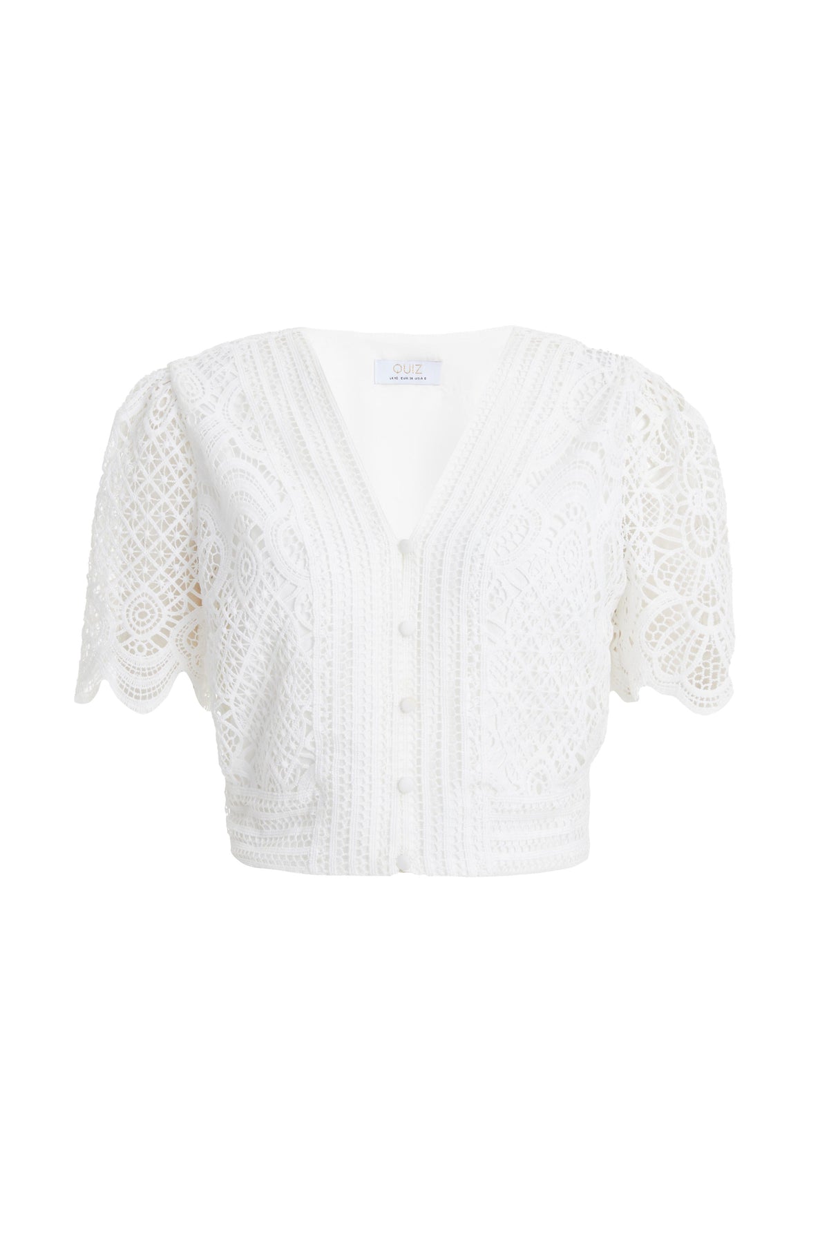 Crop top blanco
