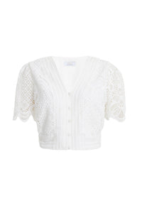 Crop top blanco