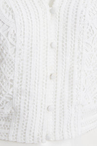 Crop top blanco