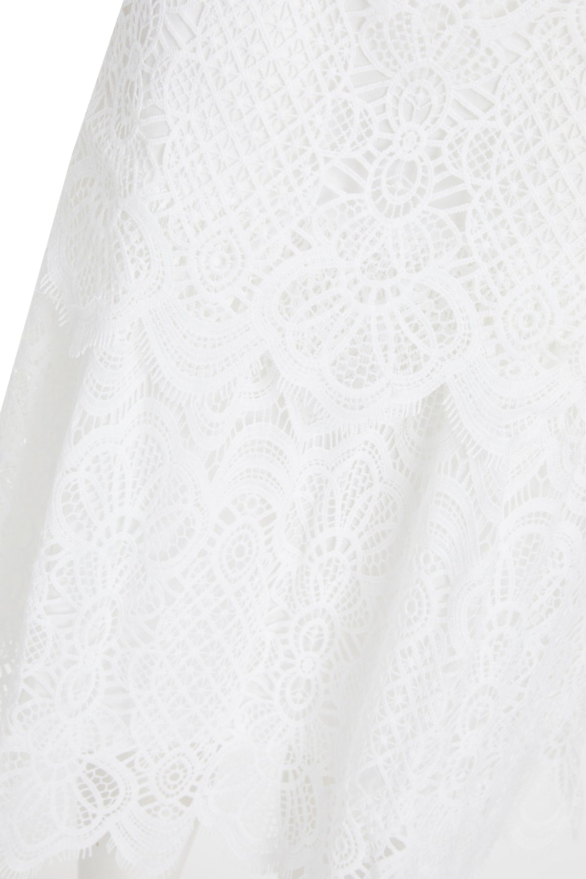 Falda estampada blanca