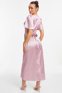 Vestido Rosa midi