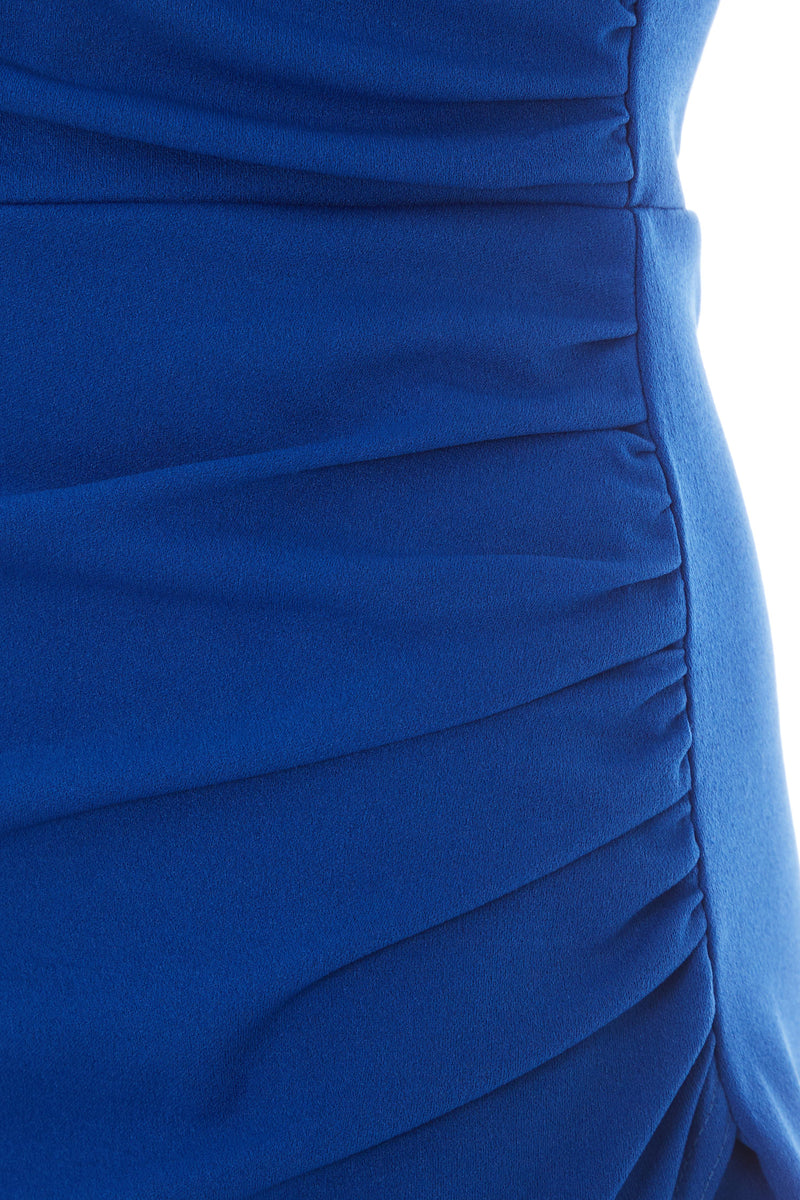 Vestido largo azul