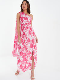 Maxidress Floral Rosa