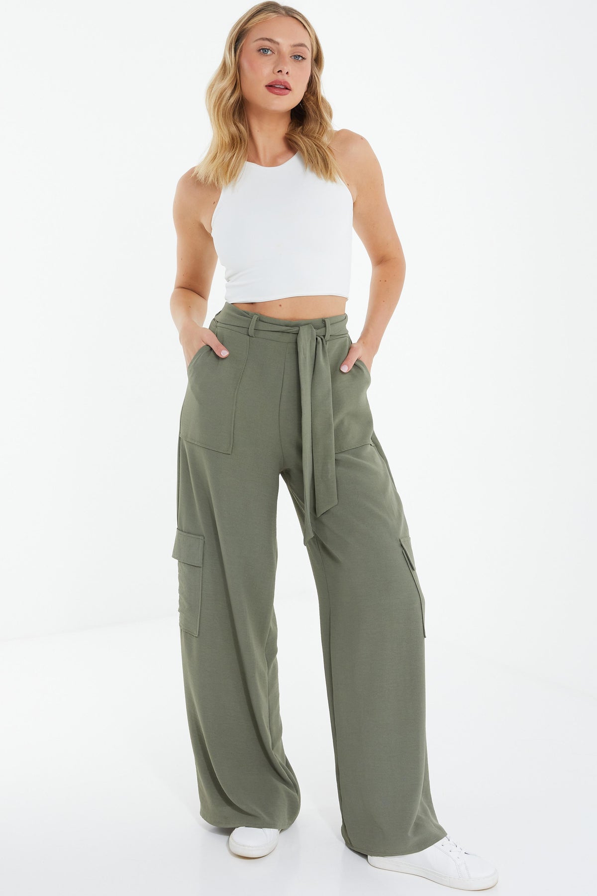 Pantalones cargo Caqui