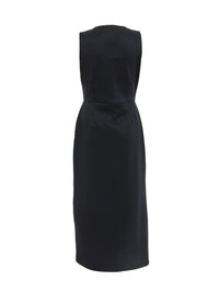 Vestido negro midi