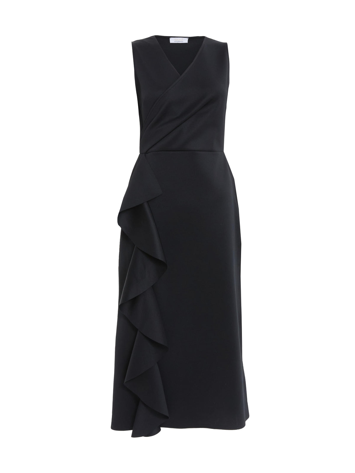 Vestido negro midi