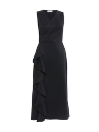 Vestido negro midi