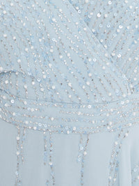 Vestido celeste