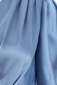 Vestido Satin Azul