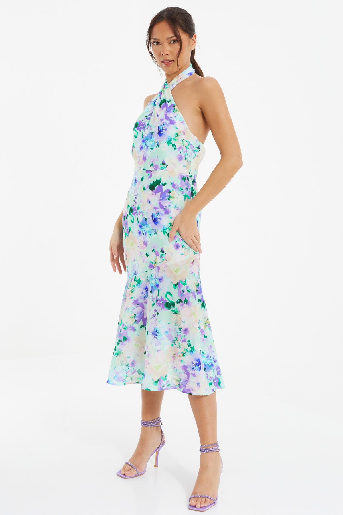 Vestido Floral Halter