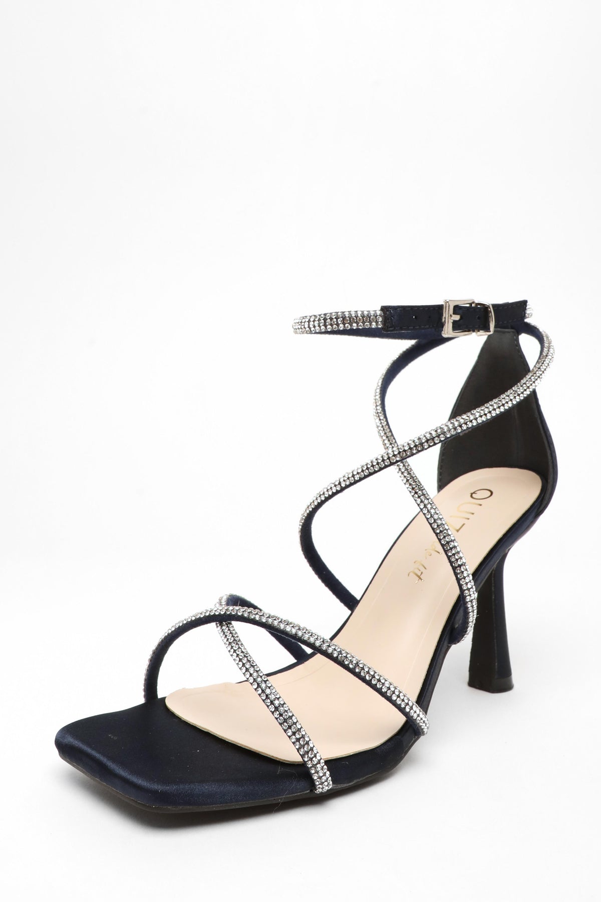 Sandalias Navy con Diamantes