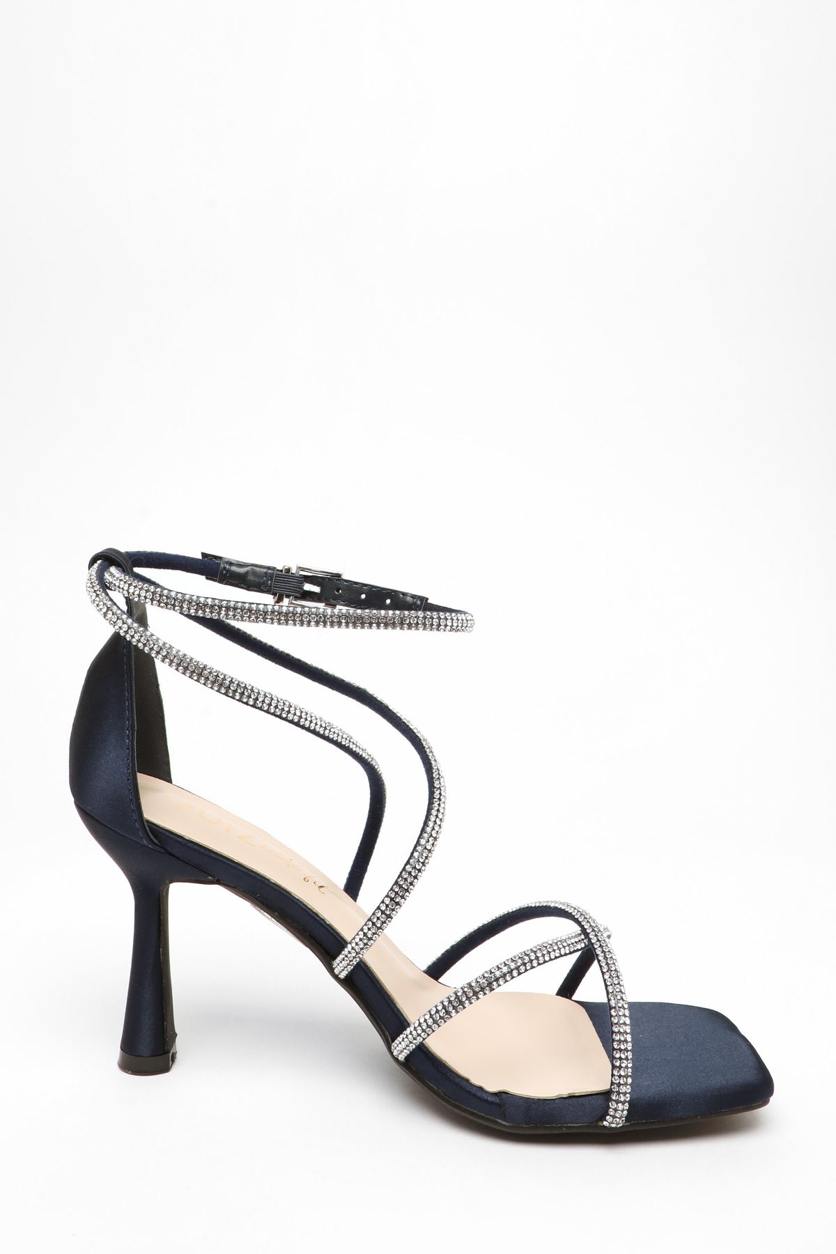 Sandalias Navy con Diamantes