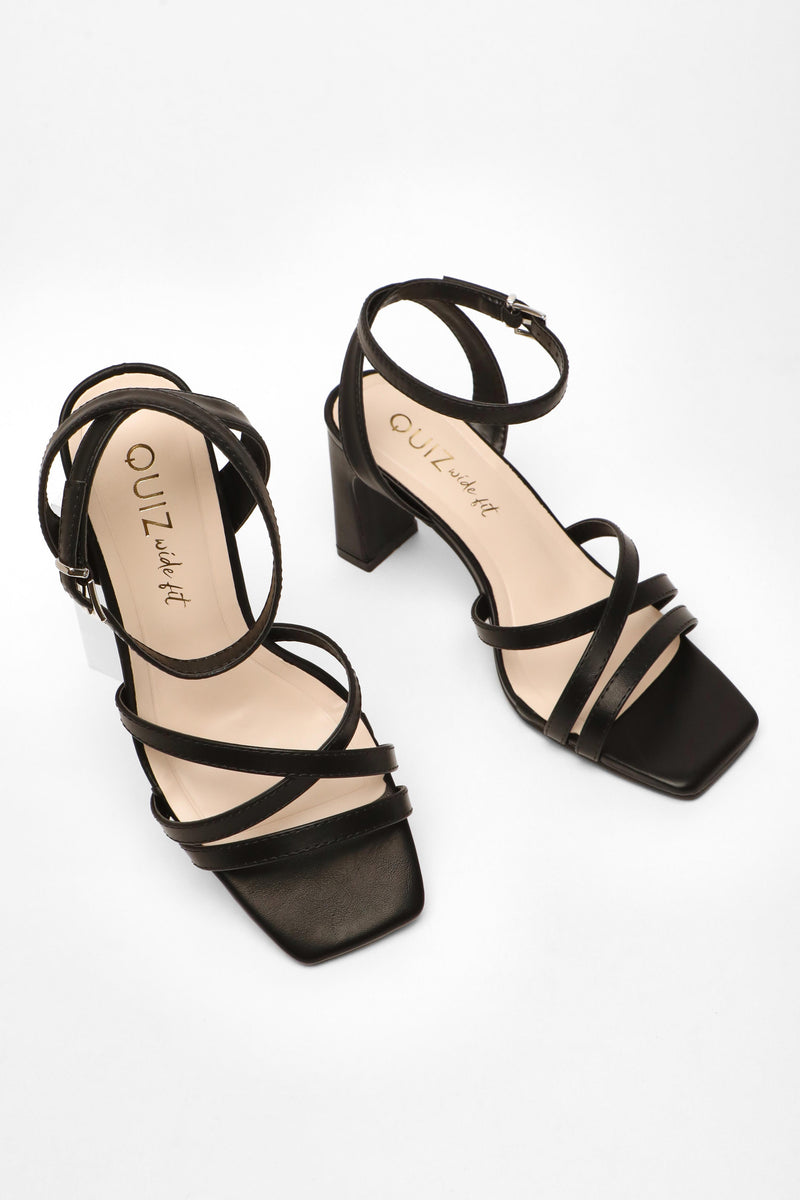 Sandalias Tacon Negras