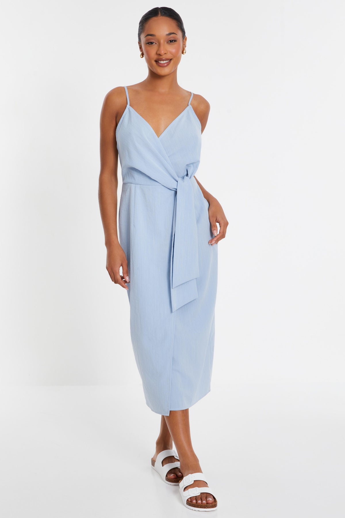 Wrap Midi Dress