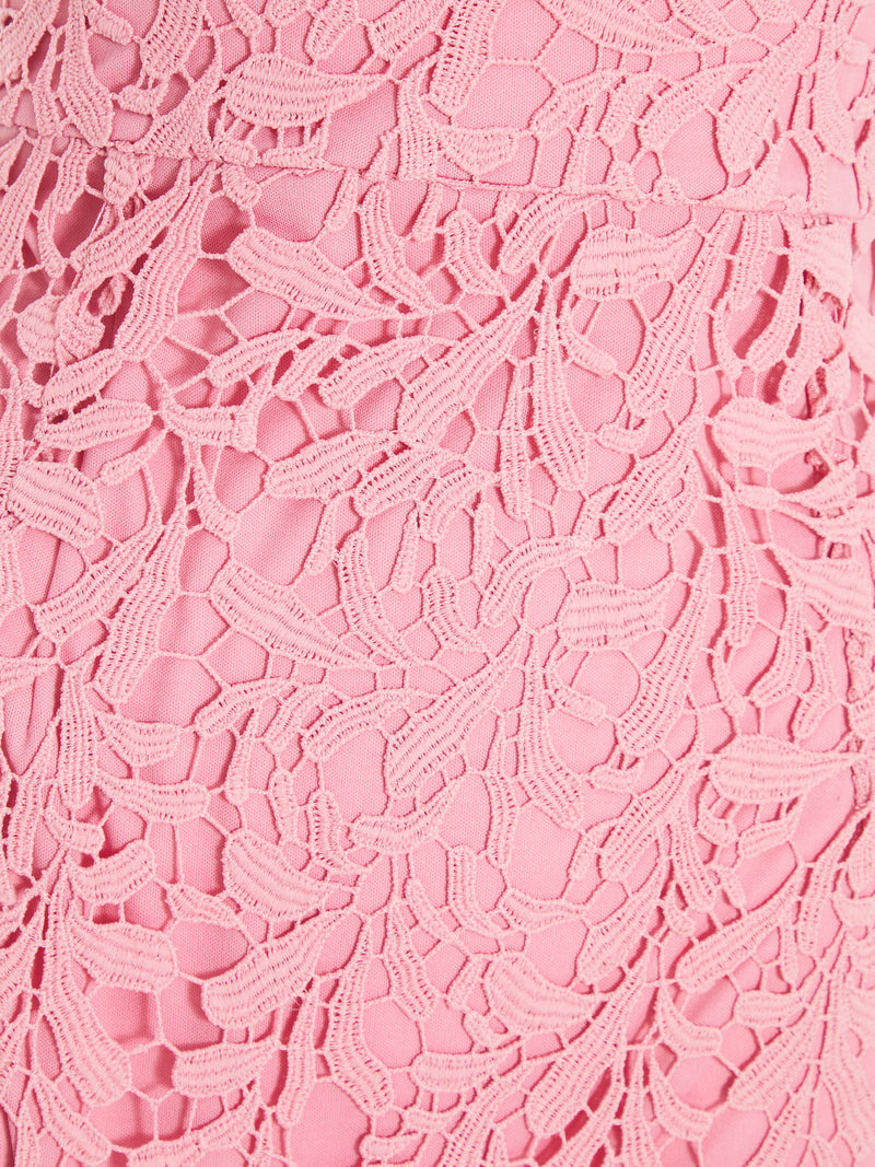 Vestido Rosa Encaje