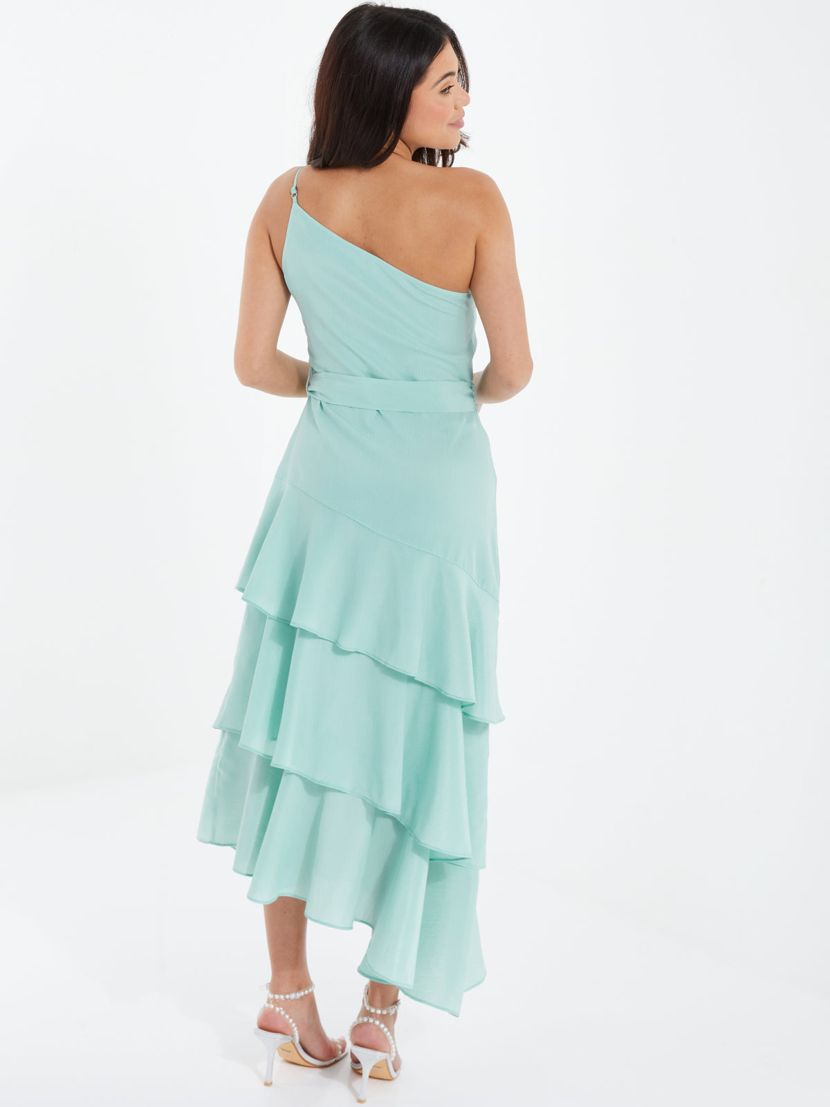 Vestido midi Menta
