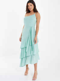 Vestido midi Menta