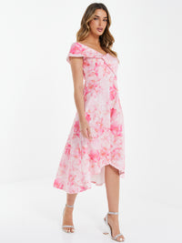 Vestido Rosa Flores