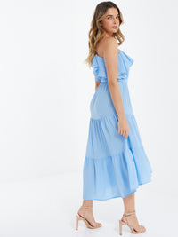 Vestido Midi Baby Blue