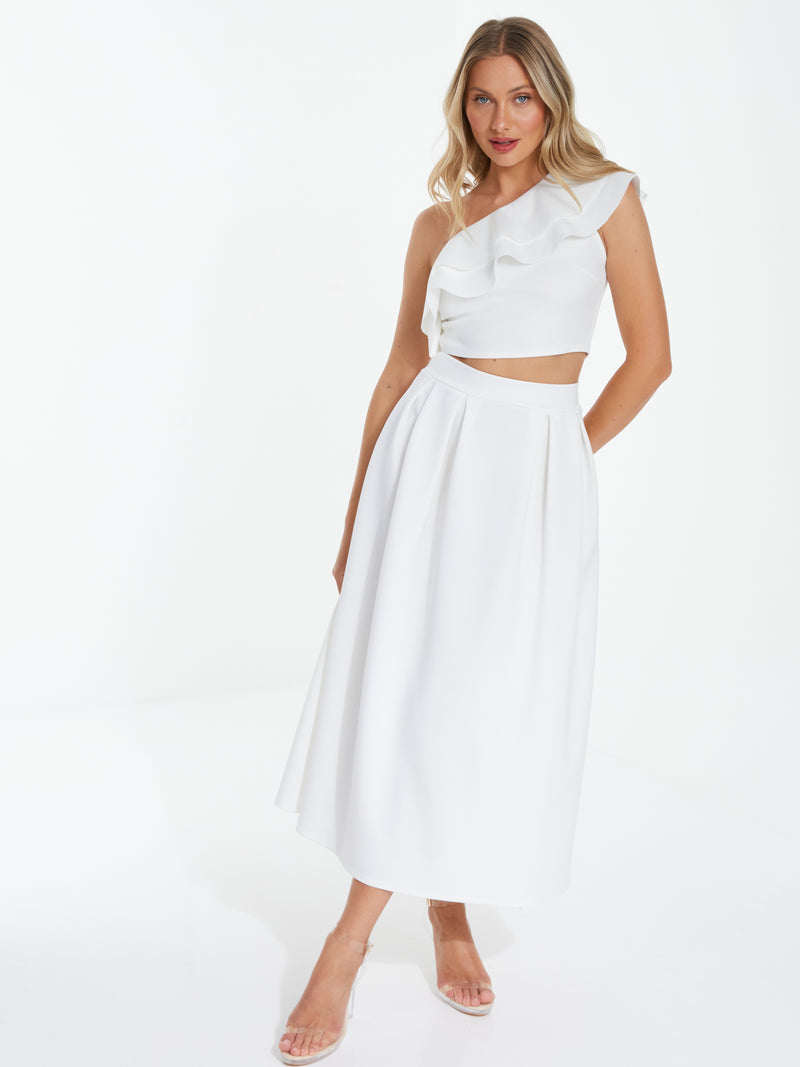 Falda Foam Blanca