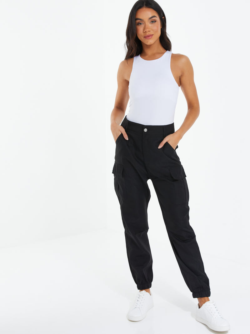 Pantalón Cargo Negro